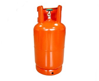 15 KG LPG Cylinder fitted with self closing valves