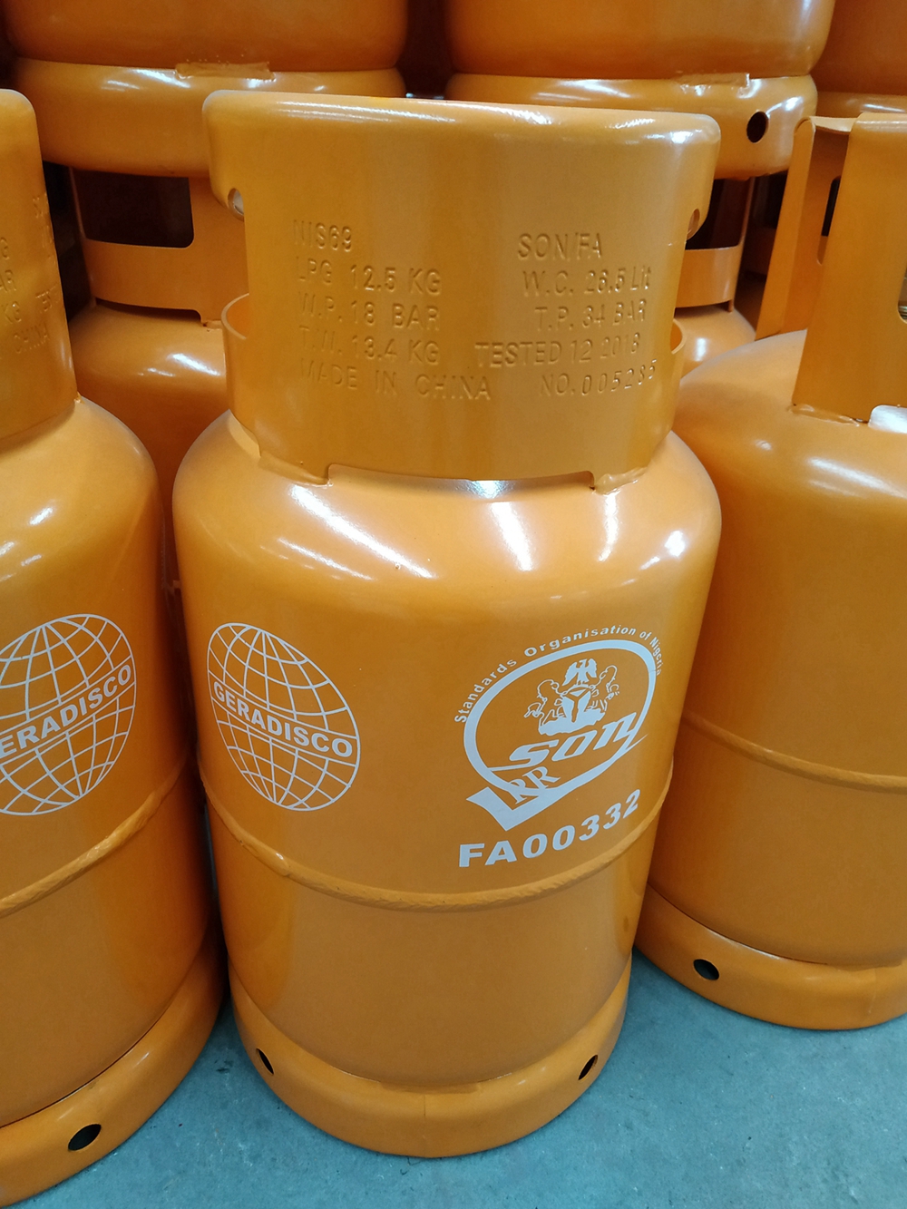 Importation of LPG cylinders into Nigeria SONCAP Certification needed