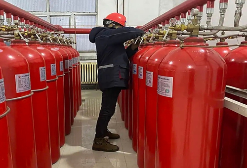 gas cylinder inspection line
