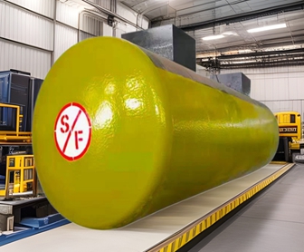 SF Buried Steel-Glass Fiber Reinforced Plastic Double Wall Underground Oil Tanks